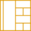 Gold and black abstract geometric design. Layout icon.