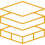 Gold interlocking cube framework. Abstract, 3D design.